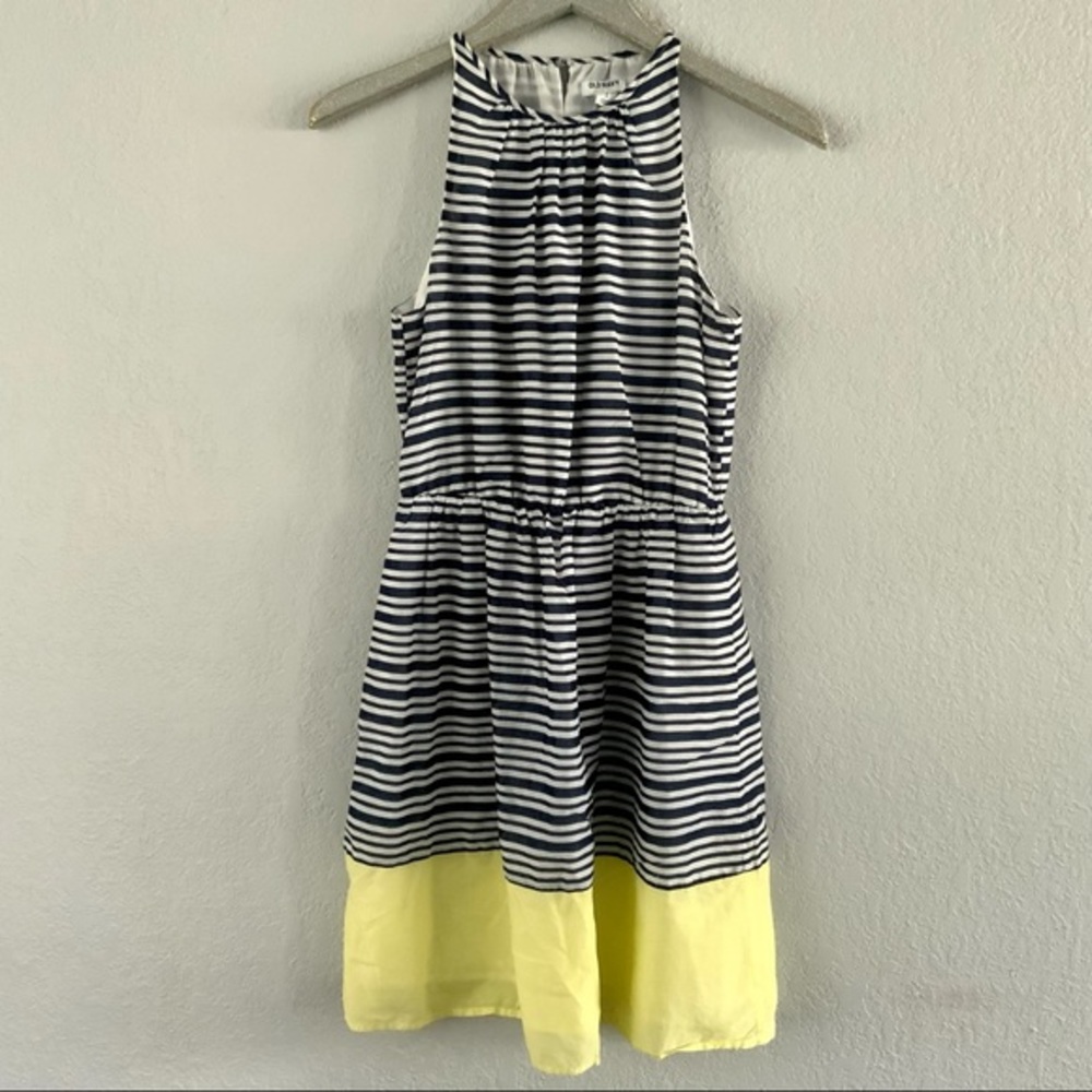 Old Navy Striped High Neck Dress